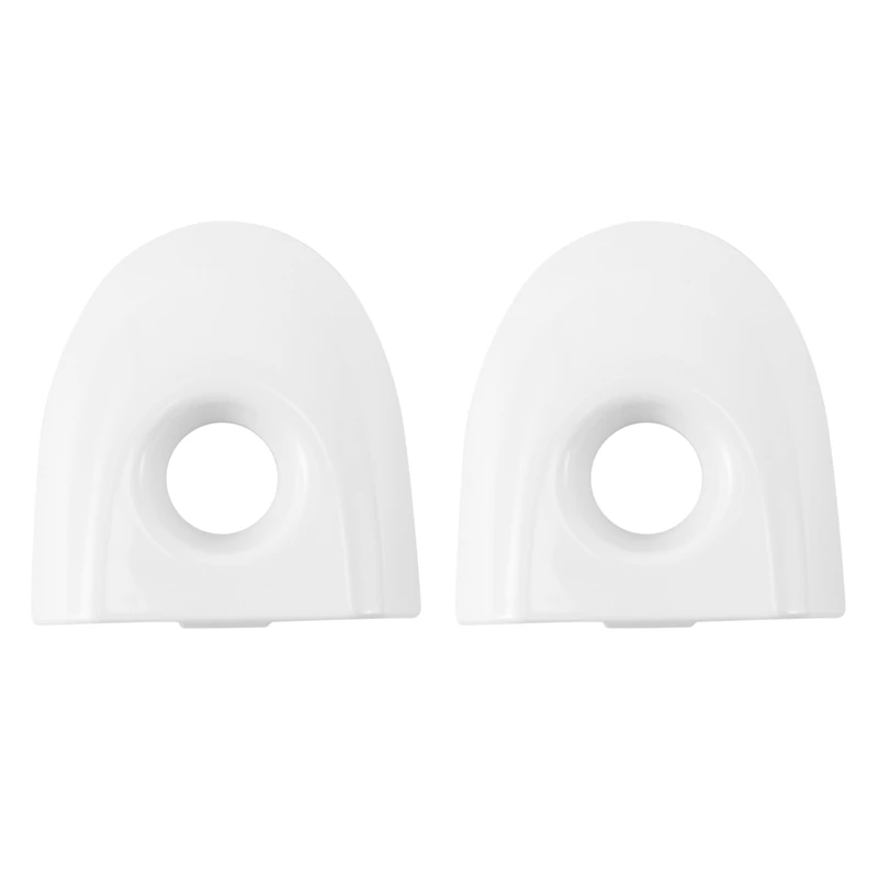 

2X For Nissan Juke Micra Drivers Door Lock Cover With Key Hole 806441KK0D White