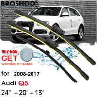 car wiper silicon refill front rear wiper blades set 242013 for audi q5 2008 2016 2017 front rear window windshield