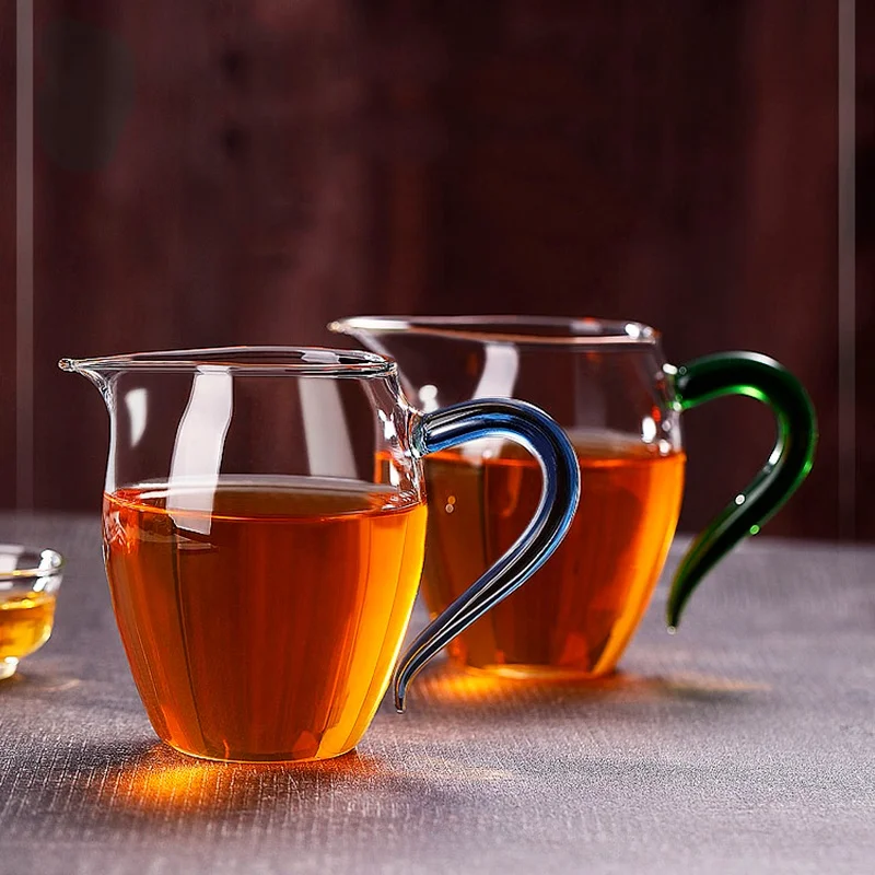 

Стеклянная чайная чашка, Современная креативная портативная китайская чайная церемония ручной работы, кунг-фу, Офисная чашка, посуда для ча...