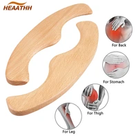 wooden lymphatic drainage massage scraper manual anti cellulite gua sha tools for neck back legs body muscle pain relief