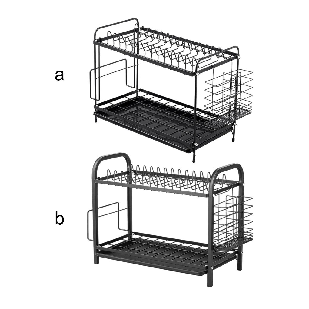 

Non-toxic Dish Drying Shelf With Odorless And Anti-corrosion Good Ventilation Metal Organizer Kitchen Drainer Holder