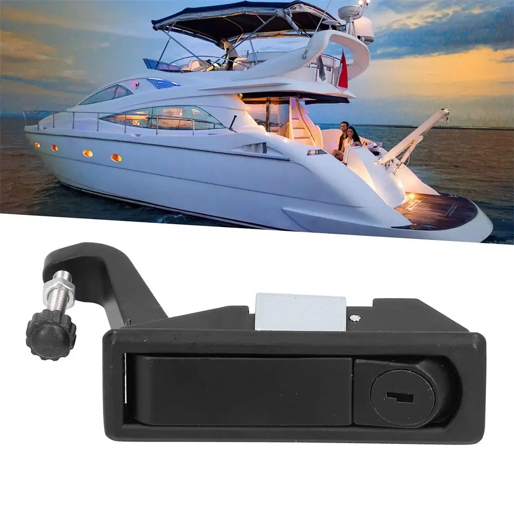 

Suitcase with Locking Trigger Car RV Marine Toolbox Lock Powder Coated Zinc Alloy Compression Latch Lock