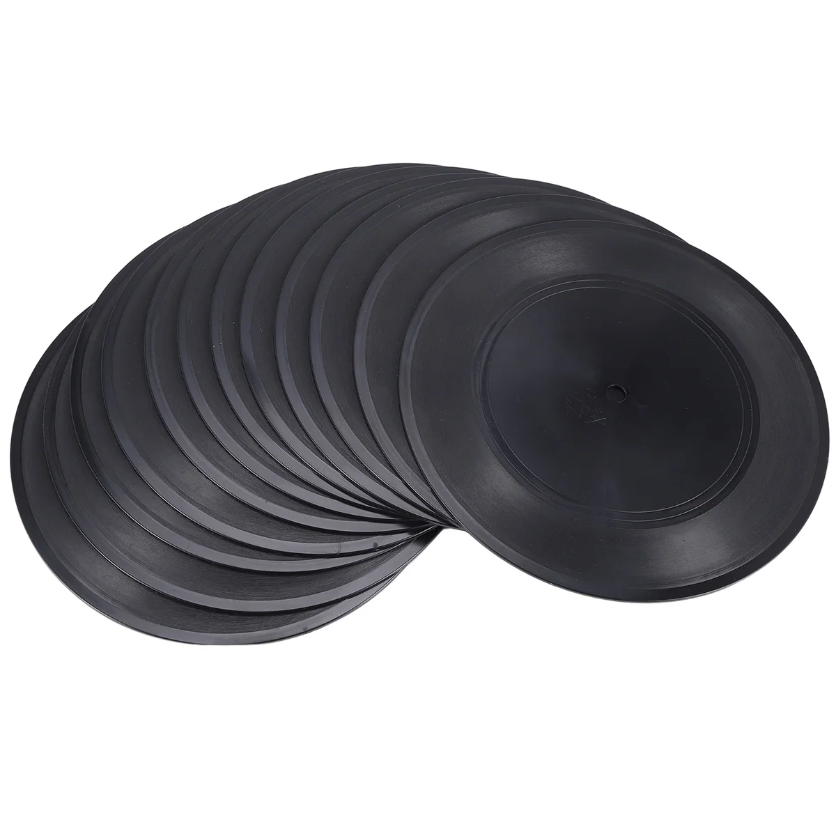 Пустые виниловые диски 7 дюймов CD для декора комнаты настенный Декор Черные