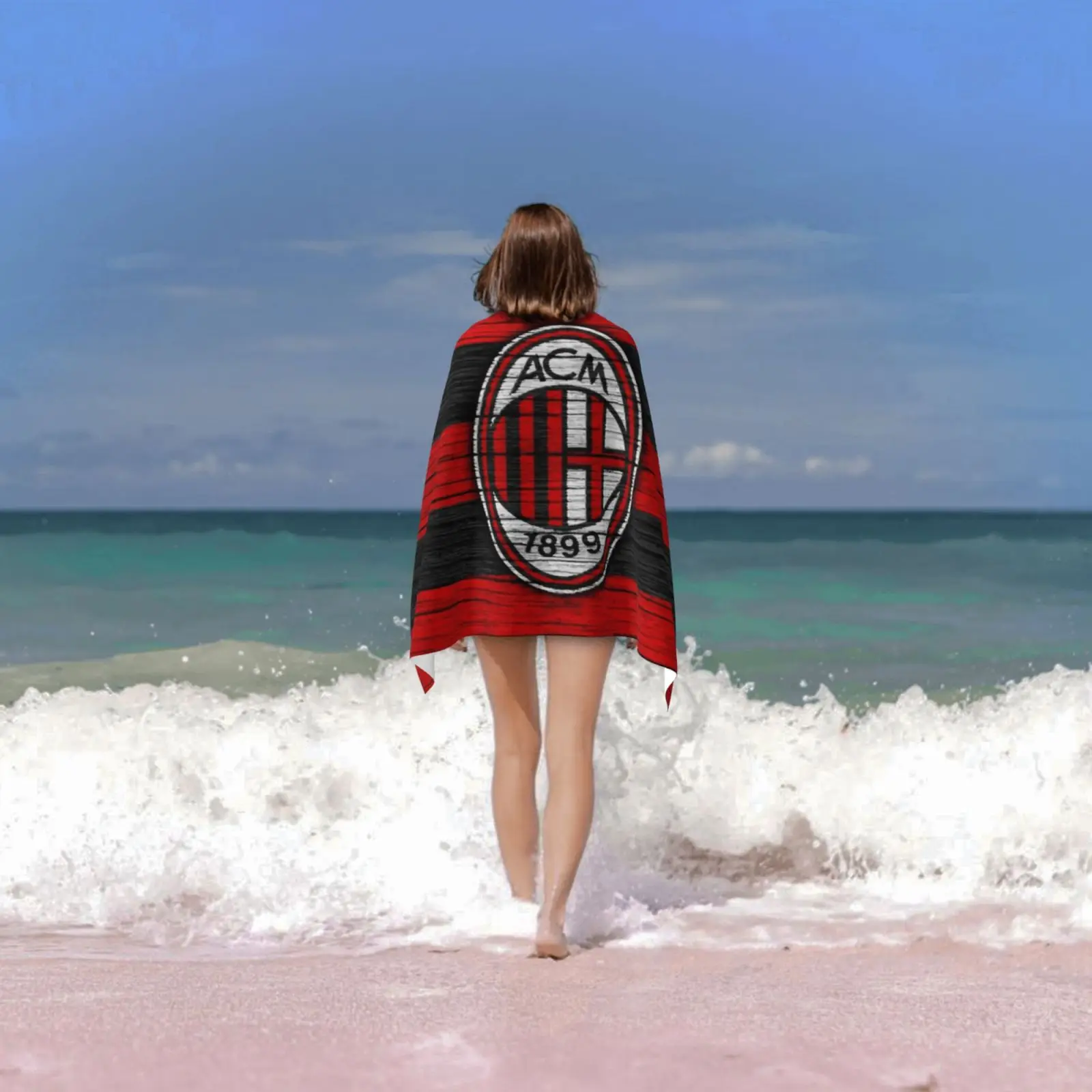Bath Towel Beach Cushion Soccer Football Euro Club Italy Inter Game Match images - 6