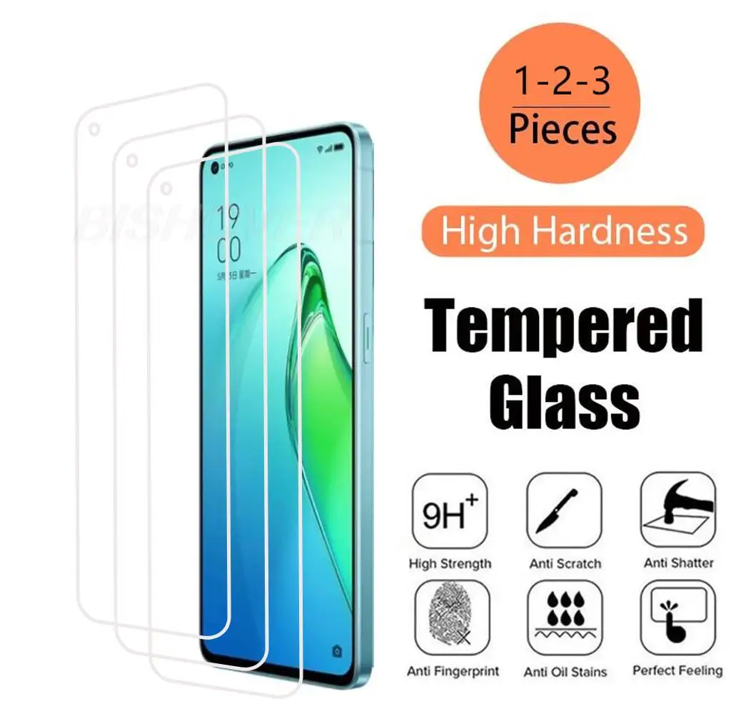 

For Oppo Reno8 Pro 5G 6.62"HD Tempered Glass Protective On For Oppo Reno 8Pro Reno8Pro PGAM10 Phone Screen Protector Film Cover