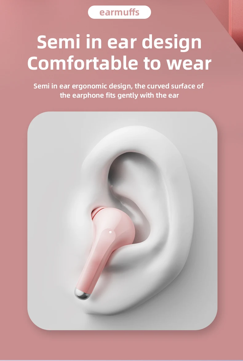 Cena Słuchawki Douszne TWS ANC Słuchawki Bluetooth, Sterowanie Dotykowe Słuchawki Bezprzewodowe Z Mikrofonami Sportowe Wodoodporne Słuchawki PK LP40 Pro