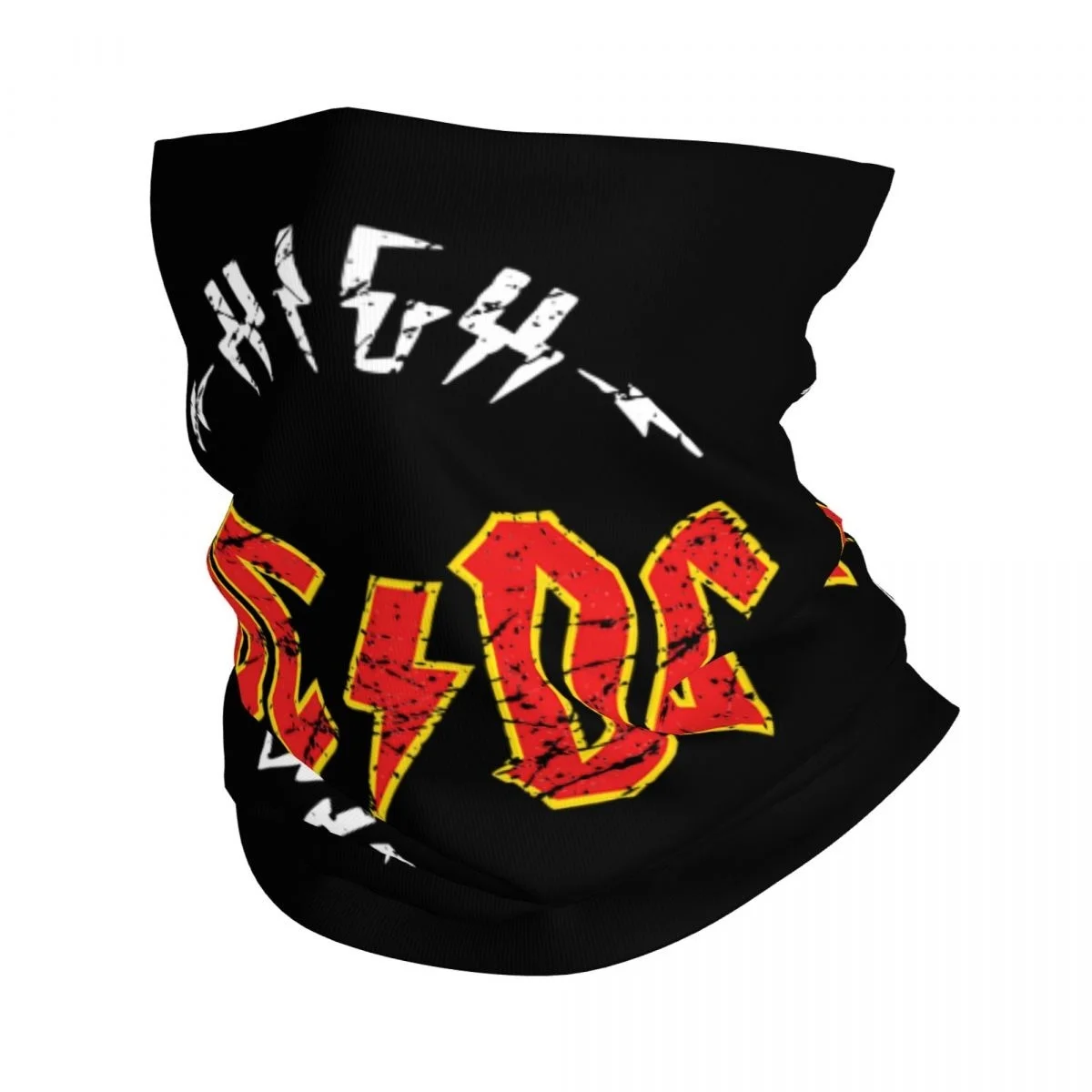 

AC DC eavy Metal Bandana Neck Cover Printed Music Rock Face Scarf Multi-use Face Mask Cyclin Unisex Adult Wasable