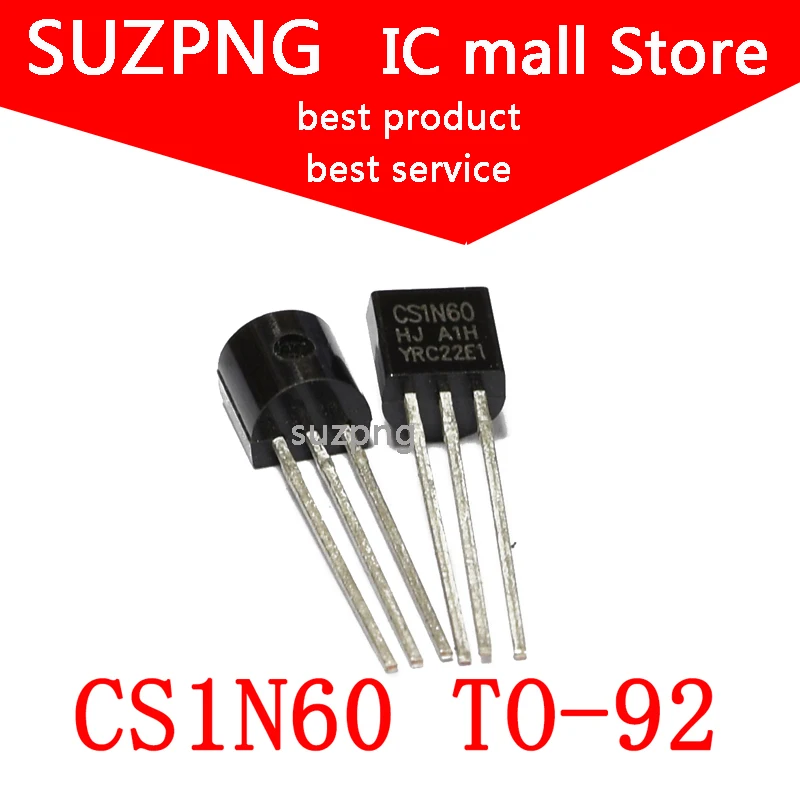 

10 шт. CS1N60 1N60 TO-92 TO 92 новый оригинальный транзистор