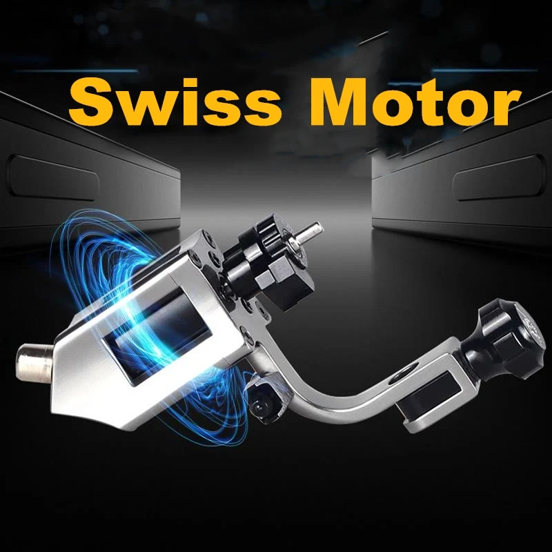 Профессиональная швейцарская вращающаяся машинка для татуировок с прямым