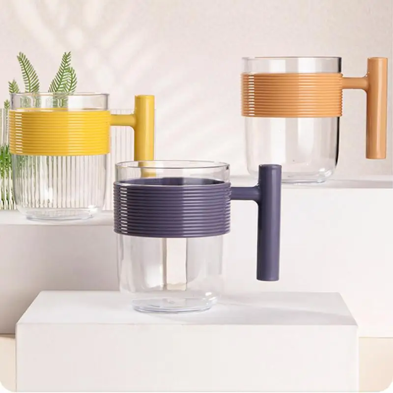 

Mouthwash Cup 350ml Smooth Cup Mouth Mouth Cup Modern Minimalist Stylish Shape Thick Wear-resistant Brush Cup Purple Wash Cup