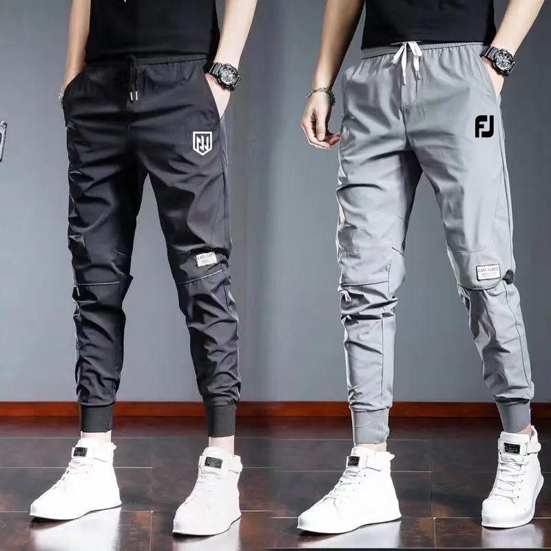 

2022 Malbon Autumn New High Quality Men's Golf Pants Spring Breathable Business Casual Trousers Men Golf Wear horse Golf Clothin