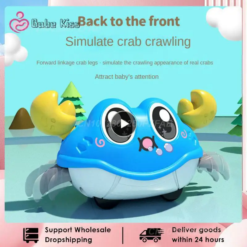 

1~10PCS Inertial Crawling Crab Montessori Baby Toys for 0-3 Years Old Toddler Birthday Gift Toy Learn To Climb Children