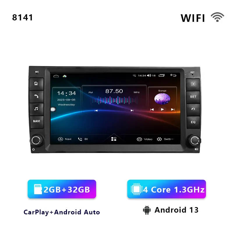 

Для Porsche Cayenne 9PA 957 955 2002-2010 авто радио стерео Android 13 Carplay навигация WIFI 4G RDS мультимедийный плеер CHSTEK