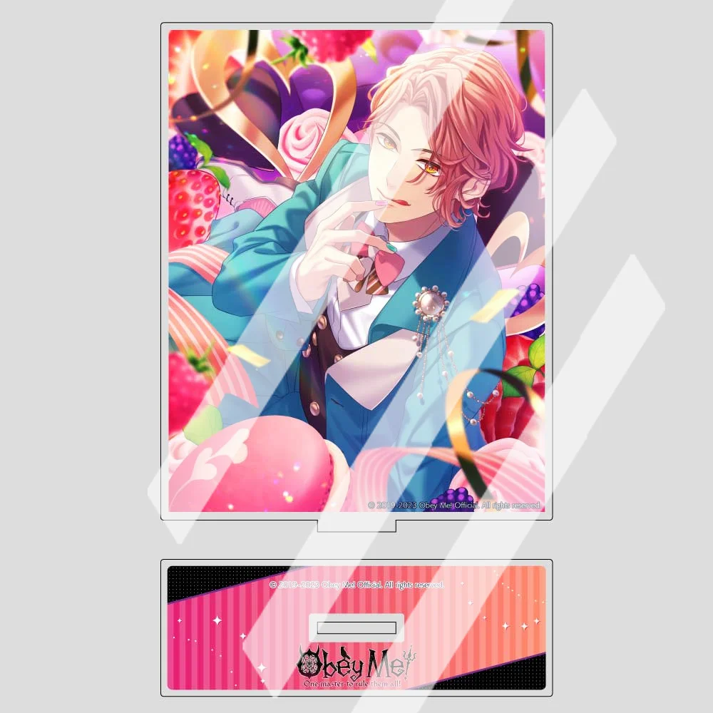 Фото Аниме игра 2-Obey Me! Акриловые искусственные левиафаны, Asmodues Beelzebub Belphegor Lucifer Mammon, модель для подарка №5