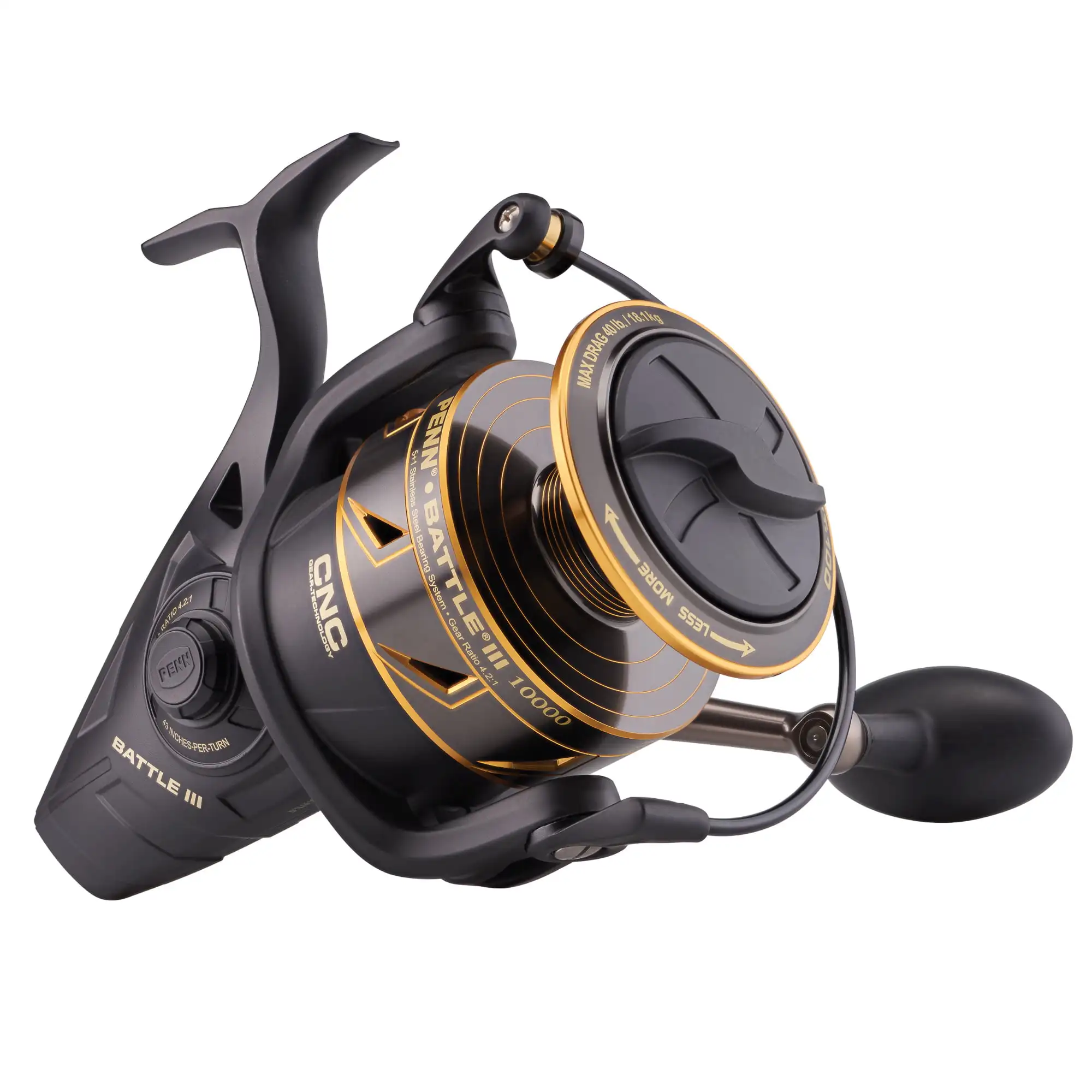

Battle III Spinning Nearshore/Offshore Fishing Reel, Size 10000
