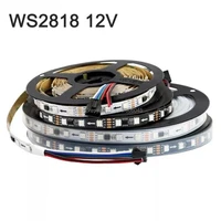 5m dc12v update ws2811 ws2818 pixel rgb led strip light addressable dual signal ws2818 ic 30ledsm 60 ledsm flexible tape