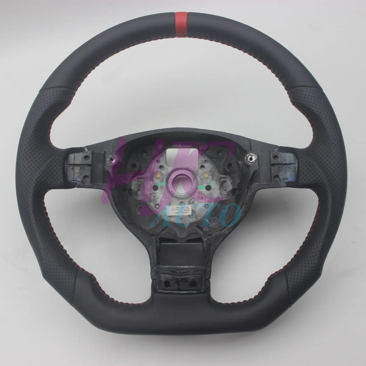 

Для VW Volkswagen Golf 5 GTI R32 EOS Passat B6 Jetta Mk5 Caddy Bora D-образный кожаный руль