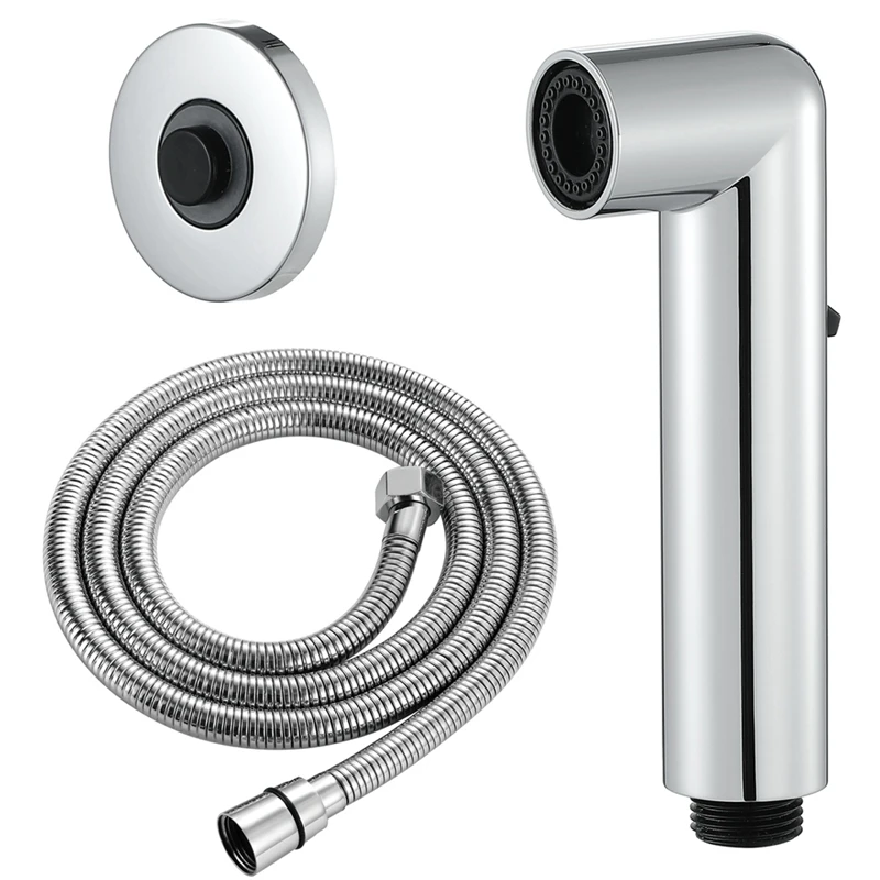 

Bathroom Shower Mixer Copper Handheld Spray Shower Set With Magnetic Base And 1.5M Stainless Steel Shower Tube