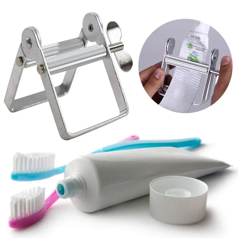 

Toothpaste Tube Wringer Metal Lazy Squeezer Roller Creative Household Dispenser Squeezing Tools Saving Toothpaste Tube Presser