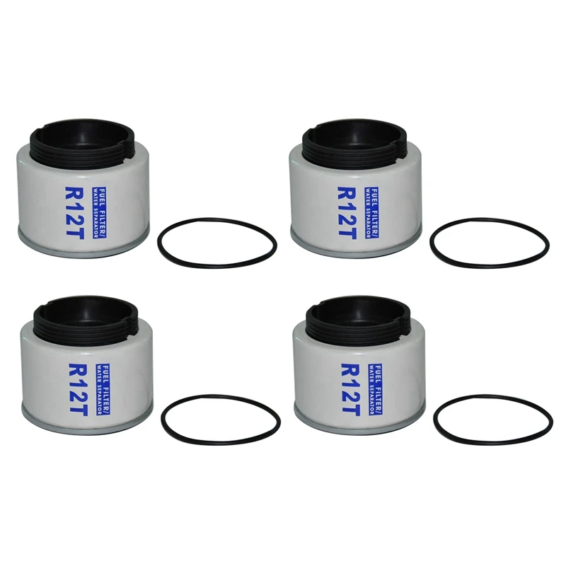 

4Pcs For R12 R12S R12T Racor 140R 120At S3240 Npt Zg1 / 4-19 SFC-8801-10 Fuel Water Separator Filter