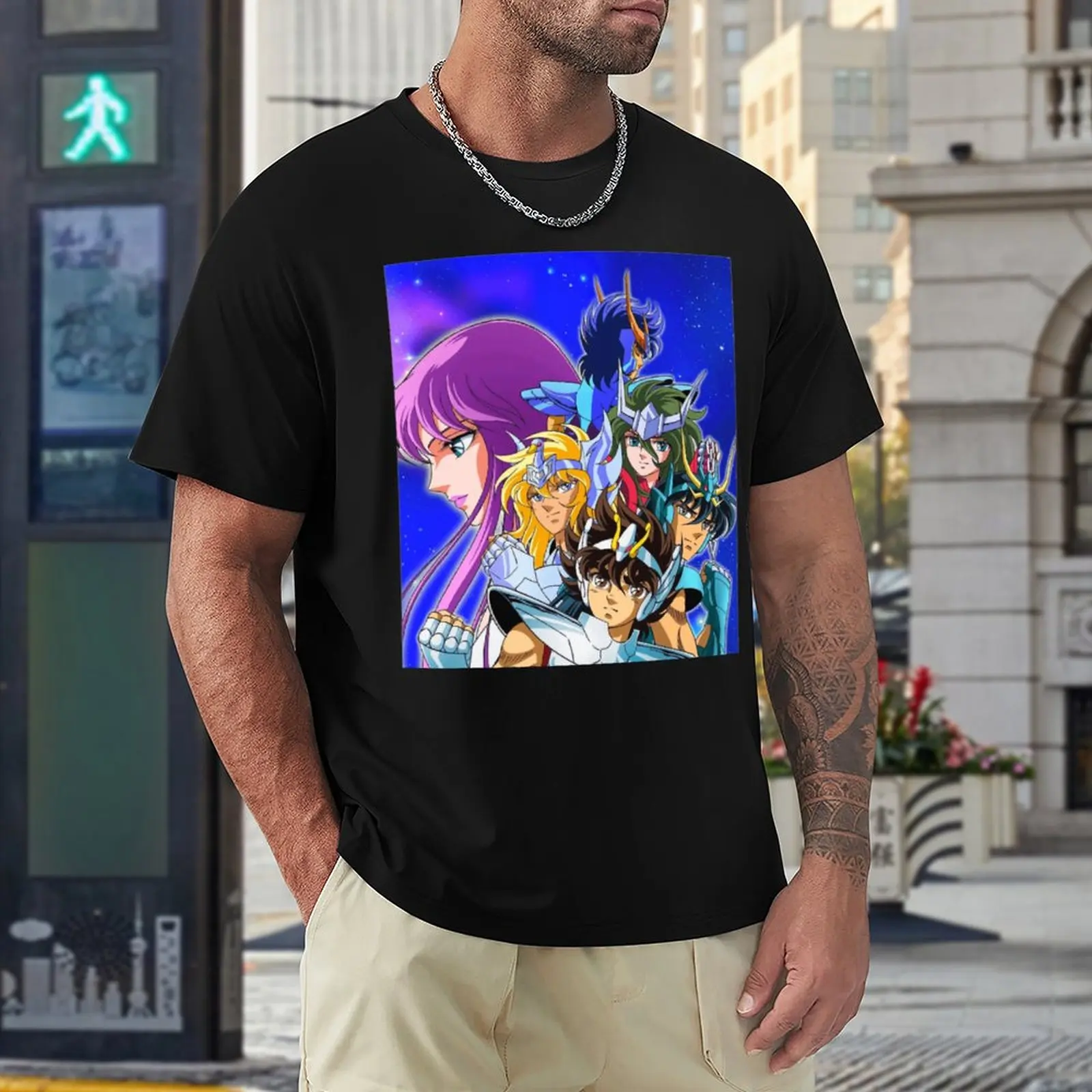 

4K Saint Seiya Premium T-shirts High Grade Home Eur Size