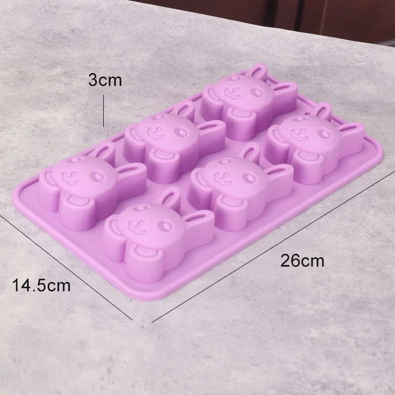 

Силиконовая форма для торта в виде кролика