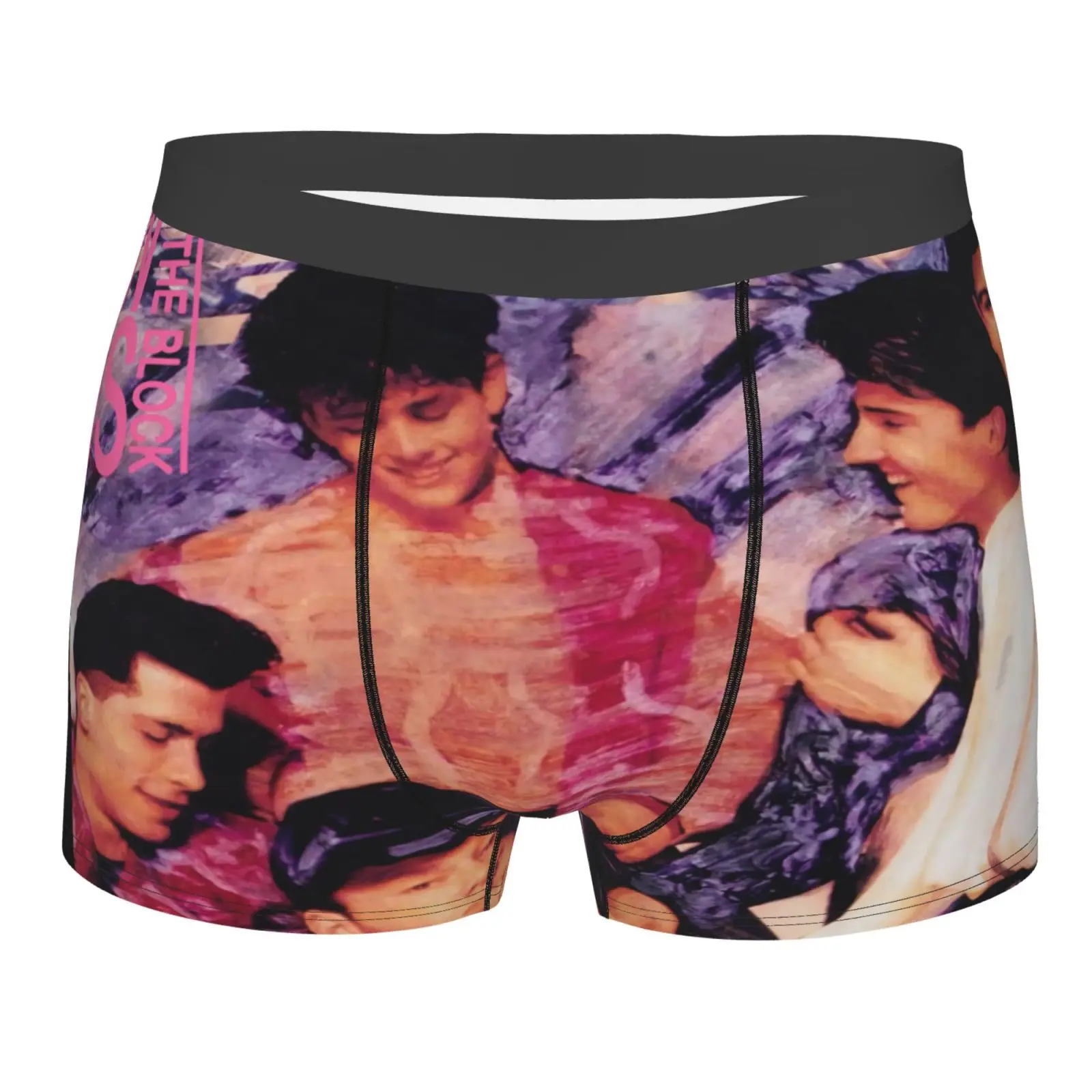 

Vtg 1990 On The Block Magic Men Underwear Woman Polyester Underwearmens Anime Men's Underwear Men Pack Men's Shorts Boxer Uomo