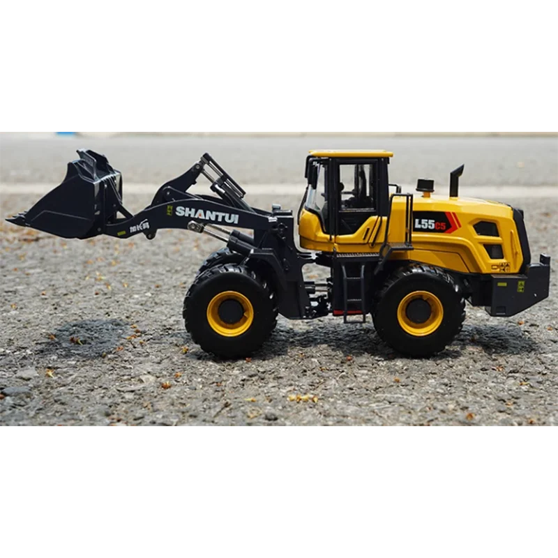 Литой под давлением масштаб 1:35 Shantui L55-C5 погрузчик вилочный сплав инженерное