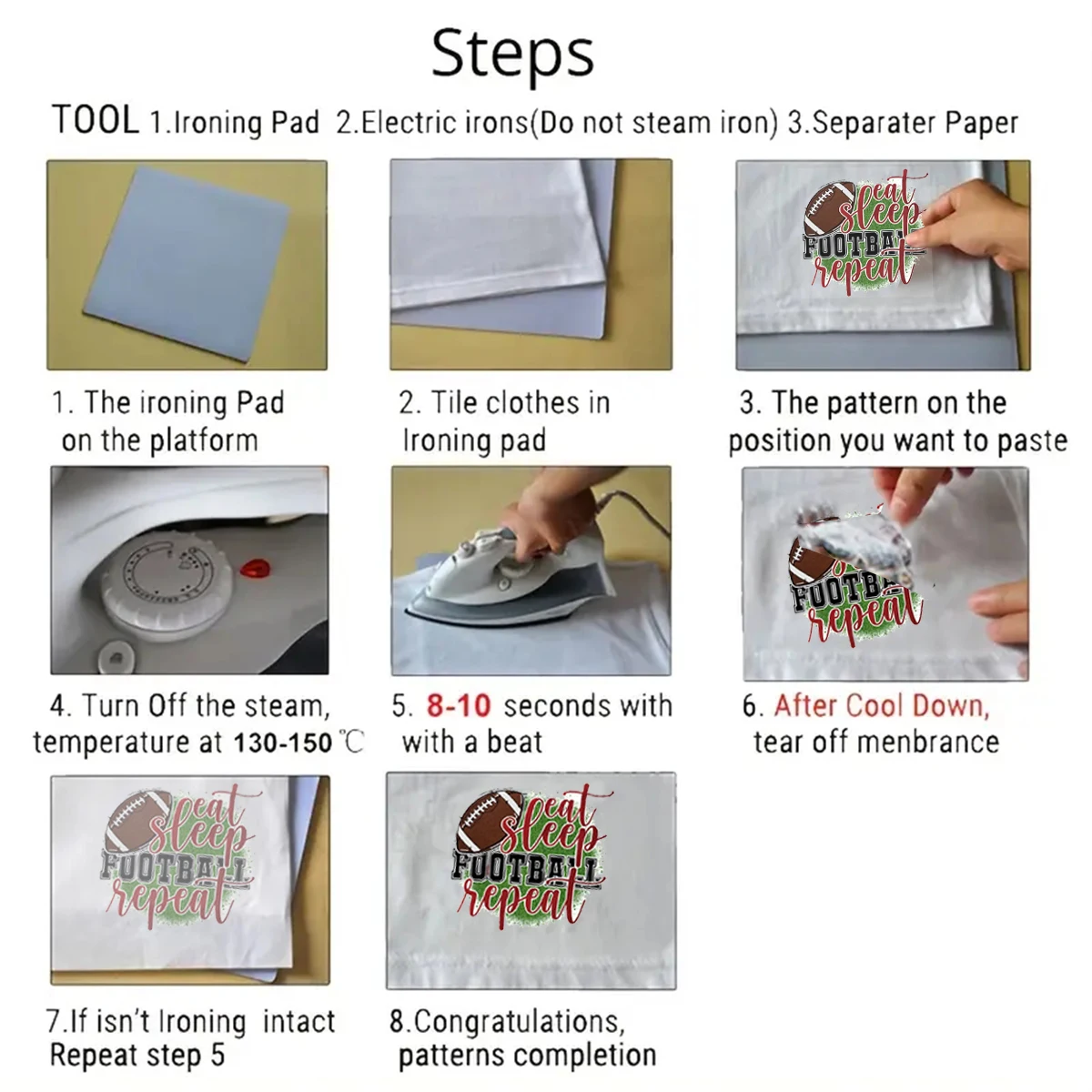 4 наклейки на тему Трампа DTF Горячая перепечатка персонализированные