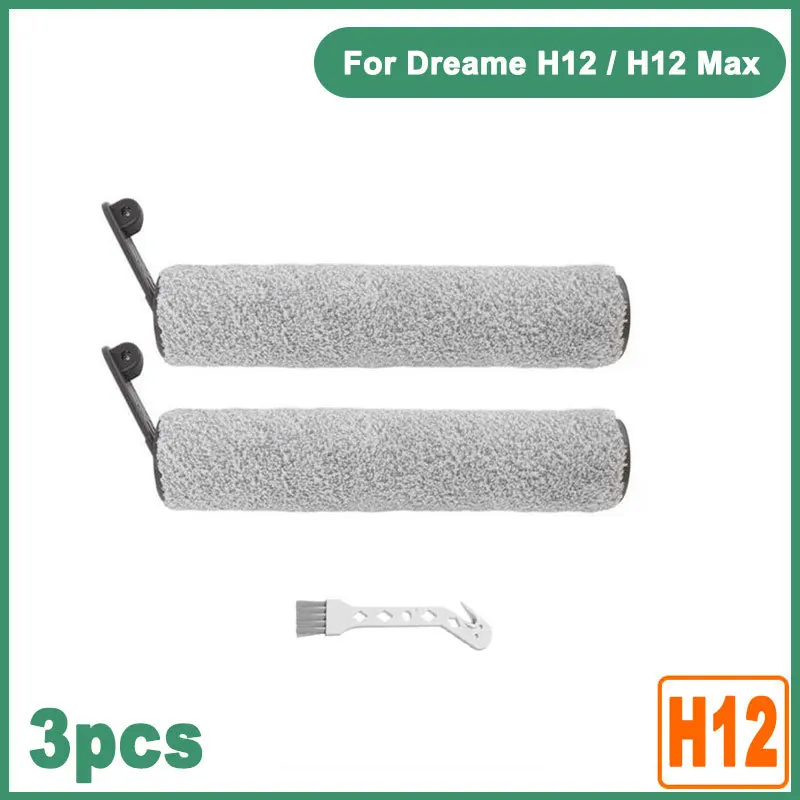 

Для Dreame H12/H12 Max пылесос для влажной и сухой уборки, сменный аксессуары для мытья, роликовая щетка, фильтр Hepa, запасные части комплект для домашнего