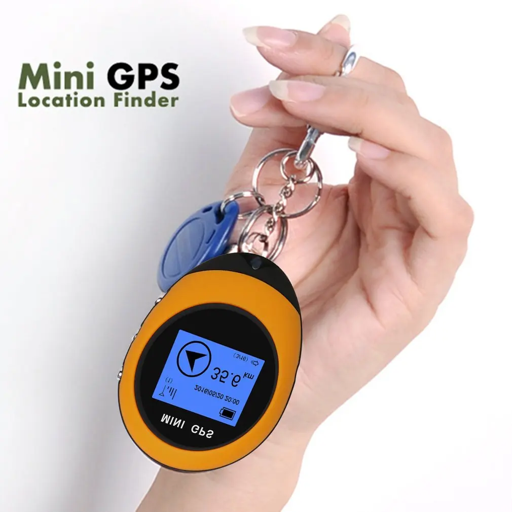 

Hot Mini GPS Positioner Handheld Satellite GPS Positioner Compass With Buckle For Outdoor Sport Travel Hiking Locator