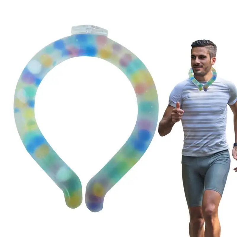 

Wearable Neck Collar, Cooling Neck Wraps, Ice Neck Cooler Collar, With Portable Gel Ice Pack Cooling Hot Summer Indoor & Outdoor