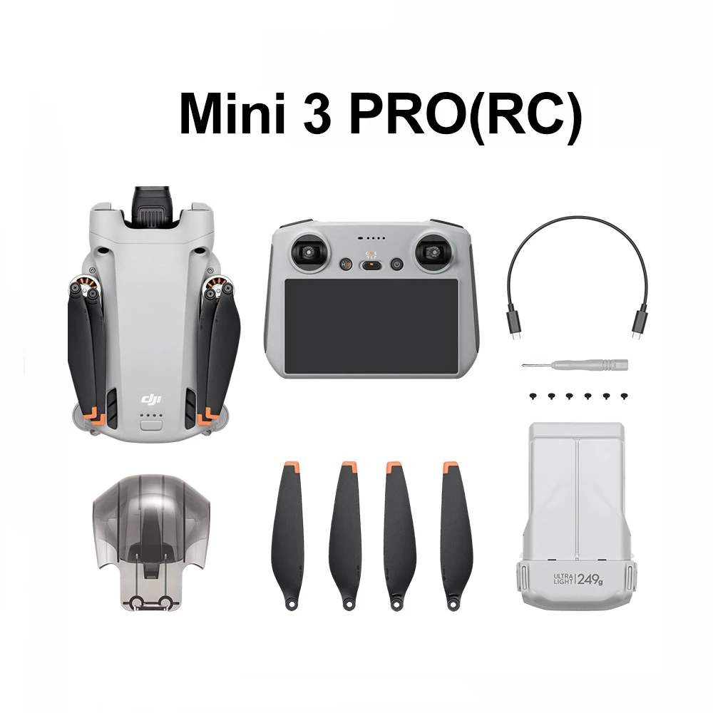 DJI Mini 3 Pro нет версии RC Оригинальная камера дроны менее 249 ГГц Макс 34 мин Время