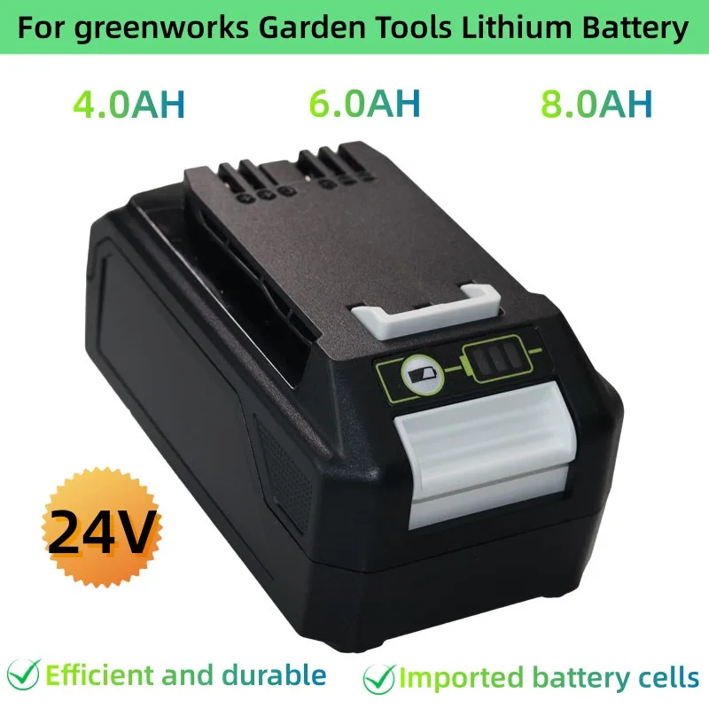 

24V 4.0AH/6.0Ah/8.0AH For Greenworks Lithium Ion Battery
