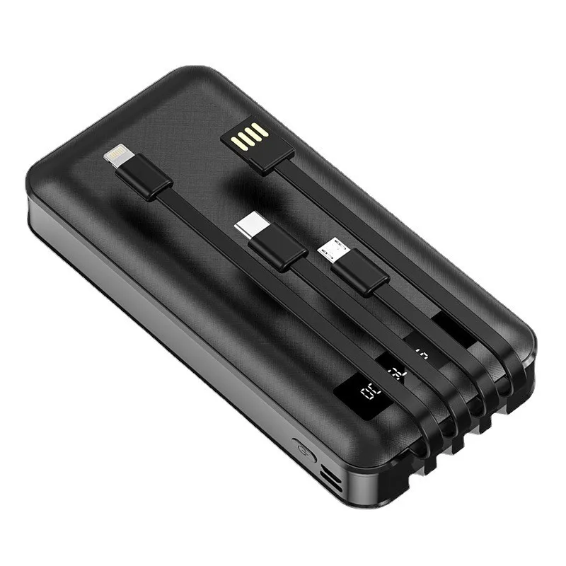 

Mini Portable Charger 20,000mah Comes With Four-Wire Large Capacity Portable Power Supply