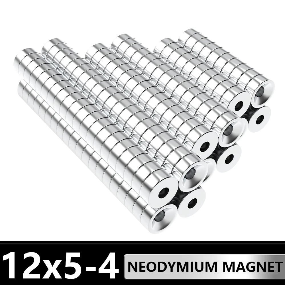 2 ~ 300 шт. круглый магнит с отверстием 12x5-4 мм N35 NdFeB супер мощные неодимовые магниты