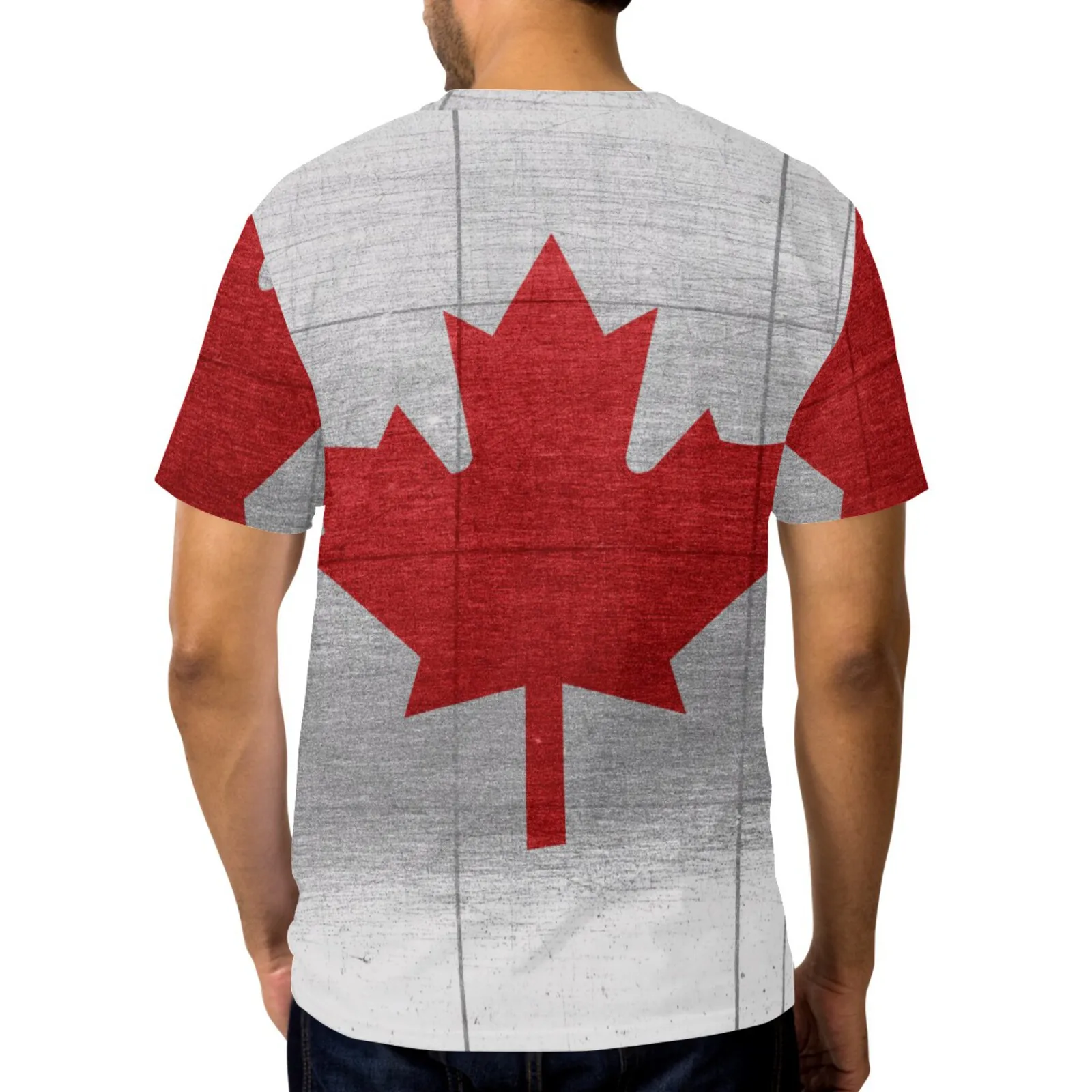 Футболка мужская летняя с 3D-принтом полиэстер короткий рукав стиль хип-хоп панк