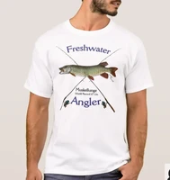 muskellunge freshwater fishing fisherman angler gift t shirt summer cotton short sleeve o neck mens t shirt new s 3xl