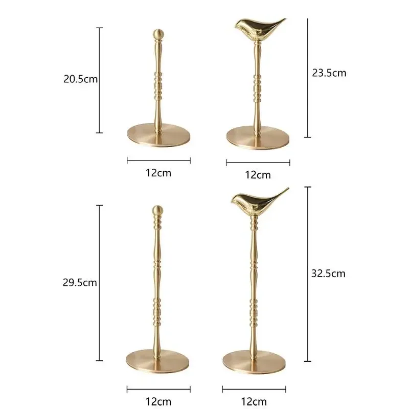 Минималистичная медная бумажная вешалка для полотенец золотой держатель в виде