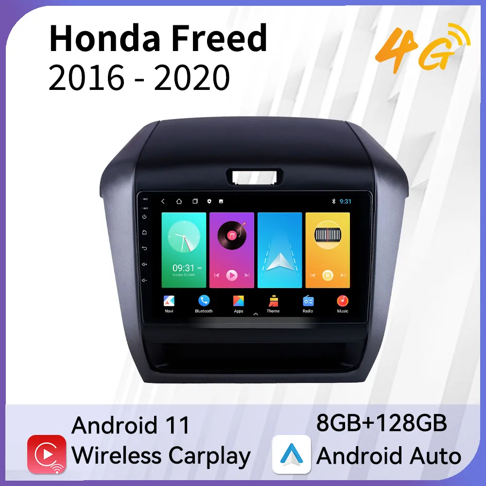 

Adroid Car Radio for Honda Freed 2016-2020 2 Din Car Stereo WIFI GPS 4G Navigation Multimedia Player Head Unit Autoradio Carplay