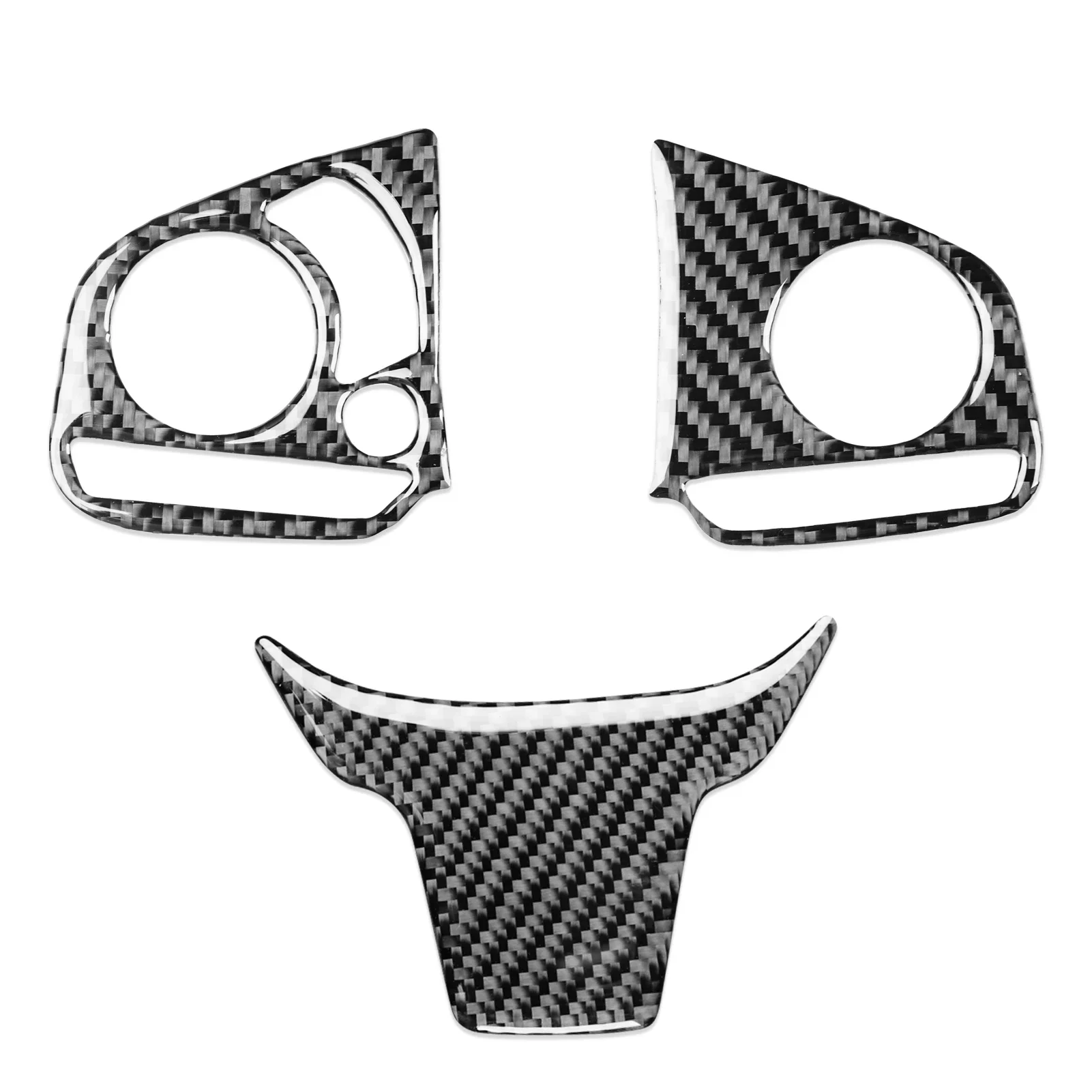 Для Honda CR-V CRV 2017 2018 2019 2020 2021 кнопка водителя колеса из углеродного волокна