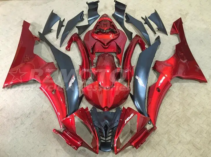 

New ABS Fairings Kit Fit For YAMAHA YZF- R6 2008 2009 2010 2011 2012 2013 2014 2015 2016 08 09 10 11 12 13 14 15 16 Custom Red