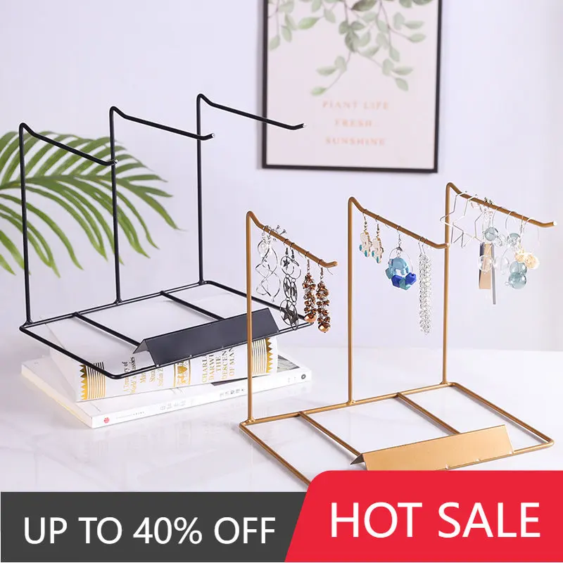 Jewelry Organizer Wooden Rack Bracelet Hanger Earring Holder Display Decoration Stand for Small Things Storage Items Exhibitor