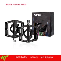 bicycle footrest pedal aluminum alloy lightweight flat bearing pedal mountain bike mtb bmx road bike spd cycl pedals newest