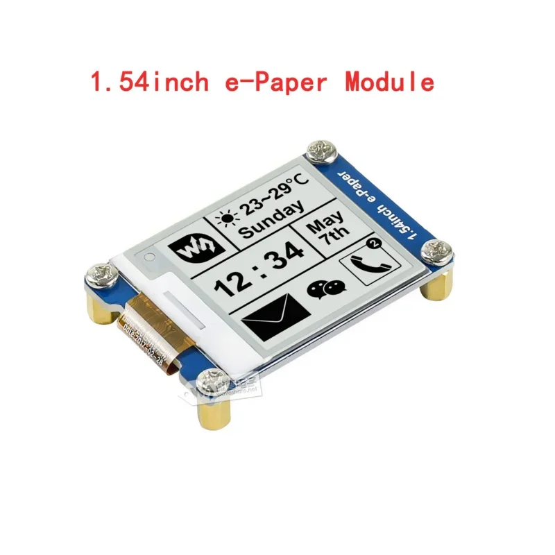 1 54 дюймовый SPI E-Ink EPaper E Paper Комплект модуля экрана дисплея для RPI Raspberry Pi Zero 2 WH W 3B Plus