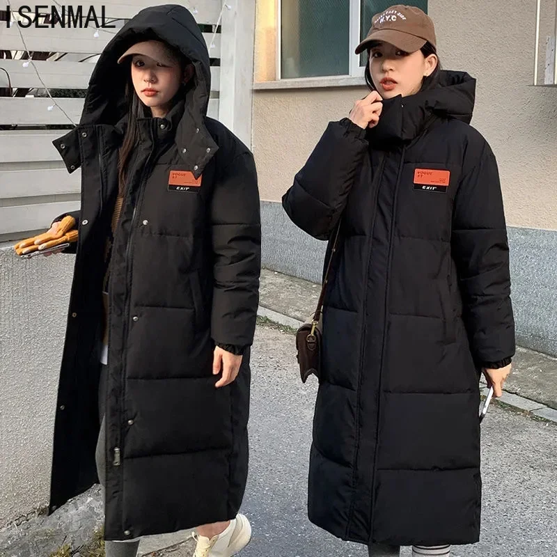 New Winter Women Jacket Long Parkas Female Hooded Thick Warm Jackets Cotton Padded Parka Windproof Casual Student Coat