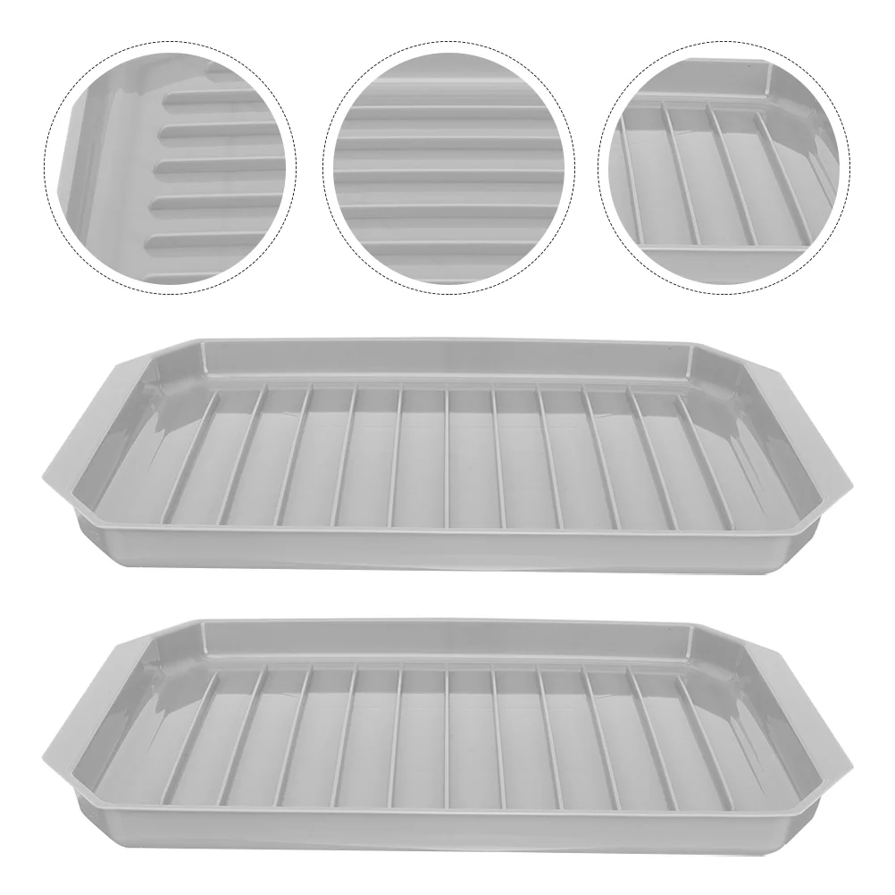 

Кухонная посуда для выпечки, 2 шт., для духовки, для приготовления бекона, стойка для выпечки, поднос для микроволновой печи, столовая посуда для кухни