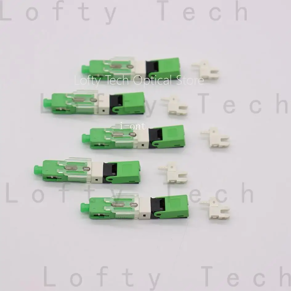Free Shipping 200 PCS/Lot FTTH  SC APC and SC UPC Single-Mode Fiber Optic Quick Connector FTTH SM Optic Fast Connector