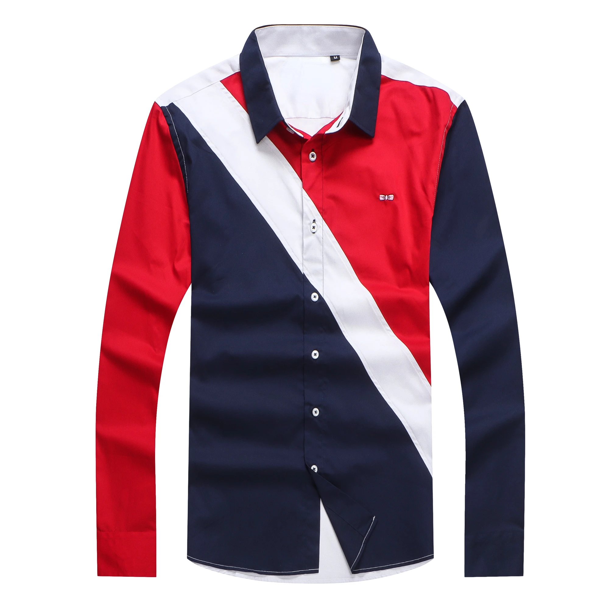 

Top 2023 Brand Design Shirts Men's Embroidery Long Sleeve Business Casual Shirt Men Cotton Camisa Masculina Homme Big M-XXL