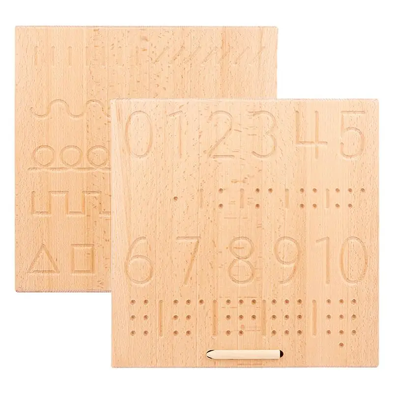 

Wood Alphabet Tracing Board Double Sided Numbers And Shapes Practicing Board Montessori Toddler Writing Tools For Beginners